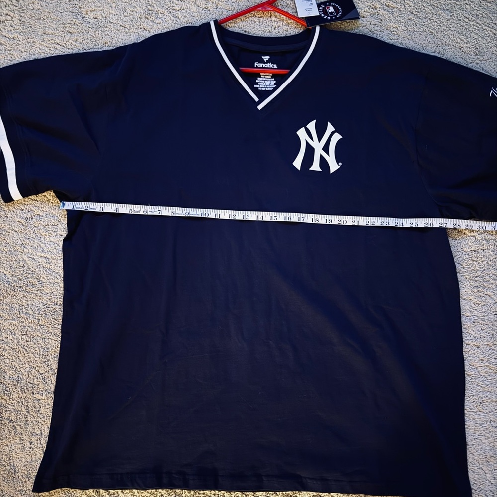 Fanatics Dark Navy Yankees Short Sleeve Jersey - Picture 3 of 8